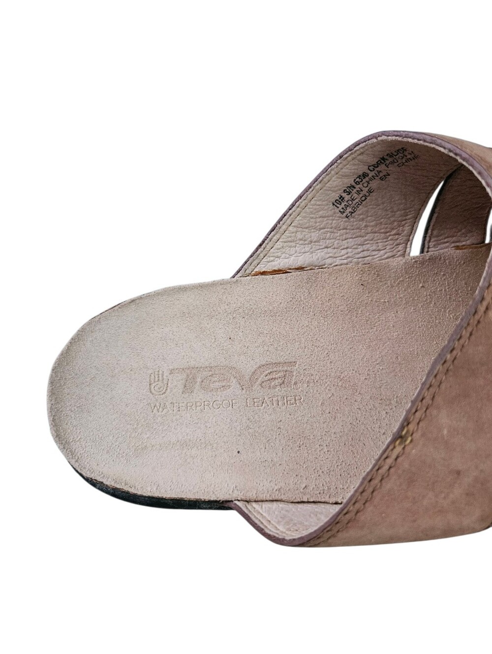 Teva Cork Slide Sandals Women's Size 10 Comfort Casual Slip-On Shoes - Picture 4 of 6